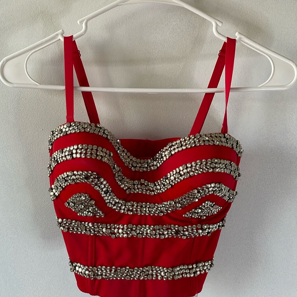 Red corset